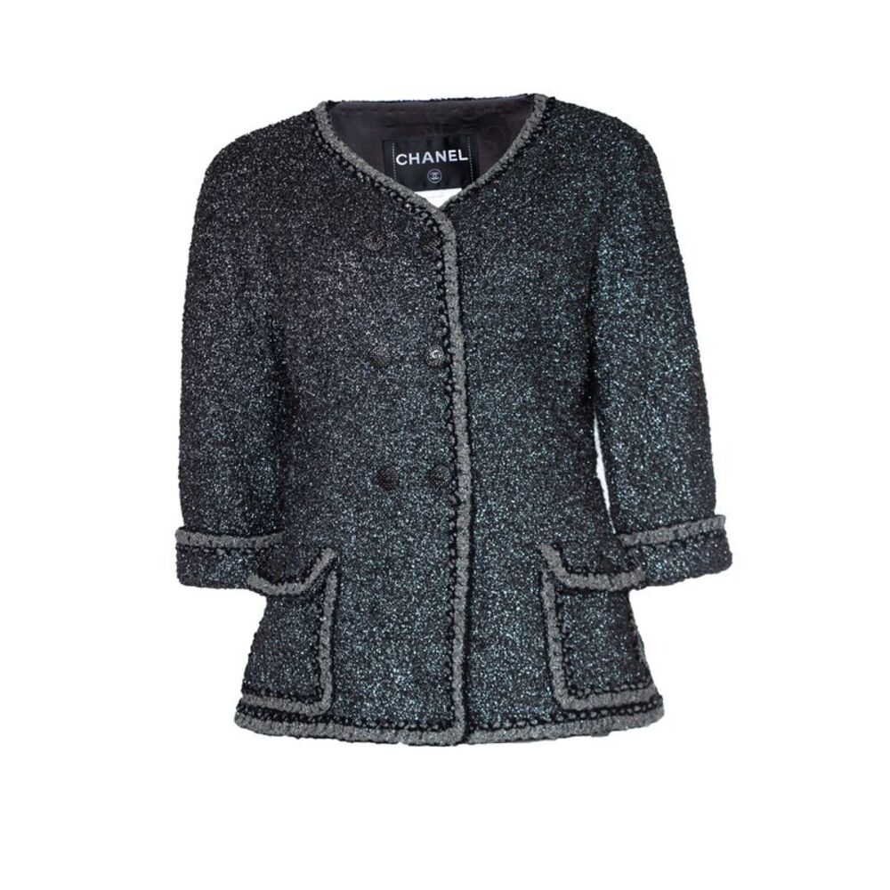 Chanel Metallic tweed jacket